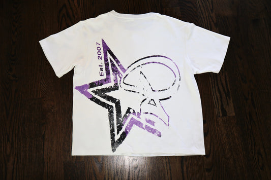 Backbone 2007 Men's White Cropped Boxy Tee